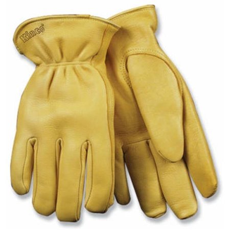 KINCO Kinco 90HK XL Full Grain Deerskin Leather Glove; Golden; Extra Large 120497